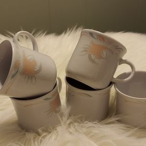 KAHLA GERMAN DEMOCRATIC REPUBLIC TEA cup set of 4